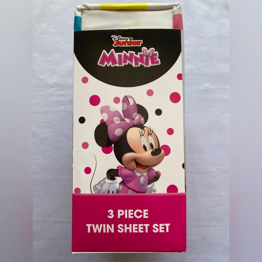 MINNIE‎ 3 Piece Twin Microfiber Sheet Set